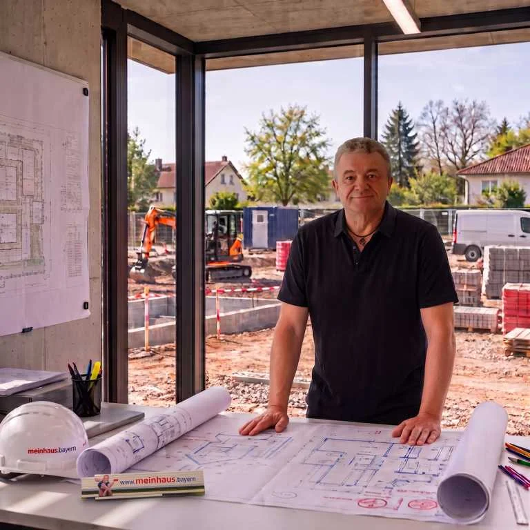 Baubegleiter bei der Planung eines Bauvorhabens